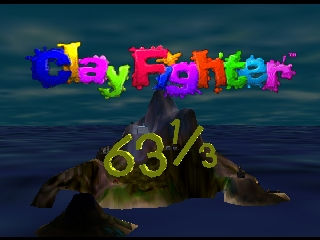 Clay Fighter 63 1-3 (Europe) Title Screen
